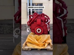 목재 박스 전체 세트 디젤 엔진 조립 장치 배기가스 시스템 QSK50