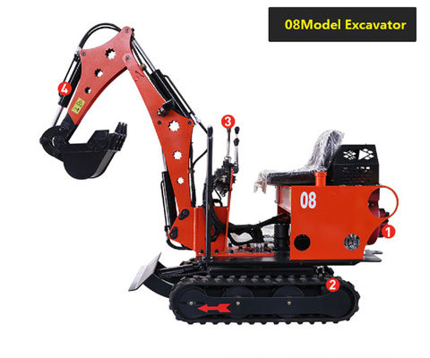 Aluminum Mini Excavator Machine TS16949 Small Mini Excavators