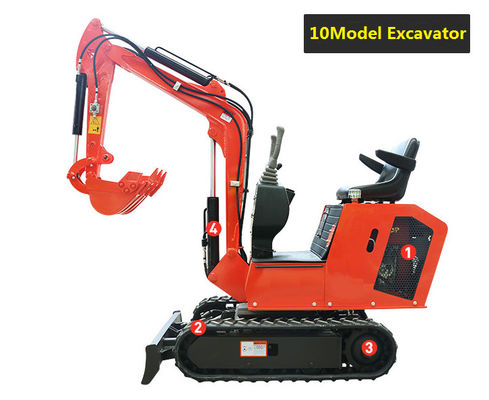 Aluminum Mini Excavator Machine TS16949 Small Mini Excavators