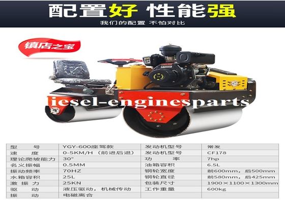Hand Held Mini Drum Roller Aluminum 3 Ton Double Drum Roller
