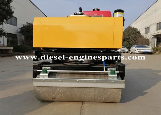 Hydraulic Drive 800KG Mini Drum Roller Black Mini Vibratory Road Roller