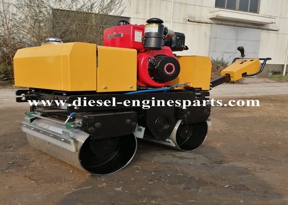 Hydraulic Drive 800KG Mini Drum Roller Black Mini Vibratory Road Roller