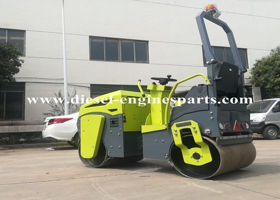 TS16949 Mini Drum Roller Hydraulic Steering Double Drum Roller