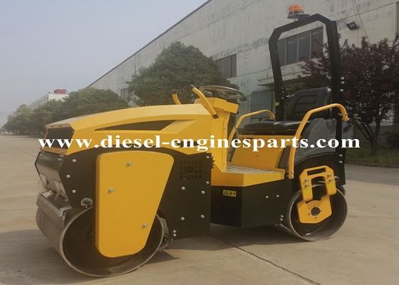TS16949 Mini Drum Roller Hydraulic Steering Double Drum Roller