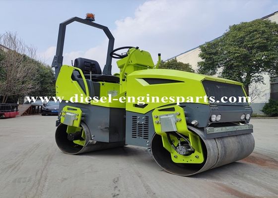 2 Ton Driving Mini Drum Roller Cast Iron Vibratory Road Roller