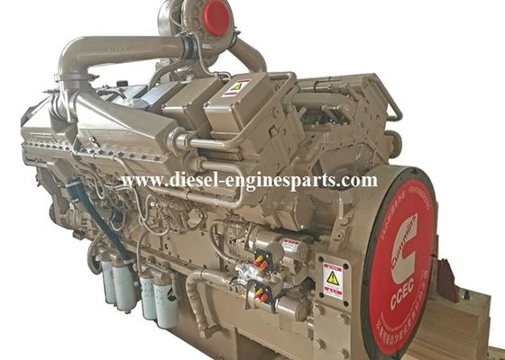 Wooden Boxed Whole Set Diesel Engine Assembly With Exhaust System QSK50